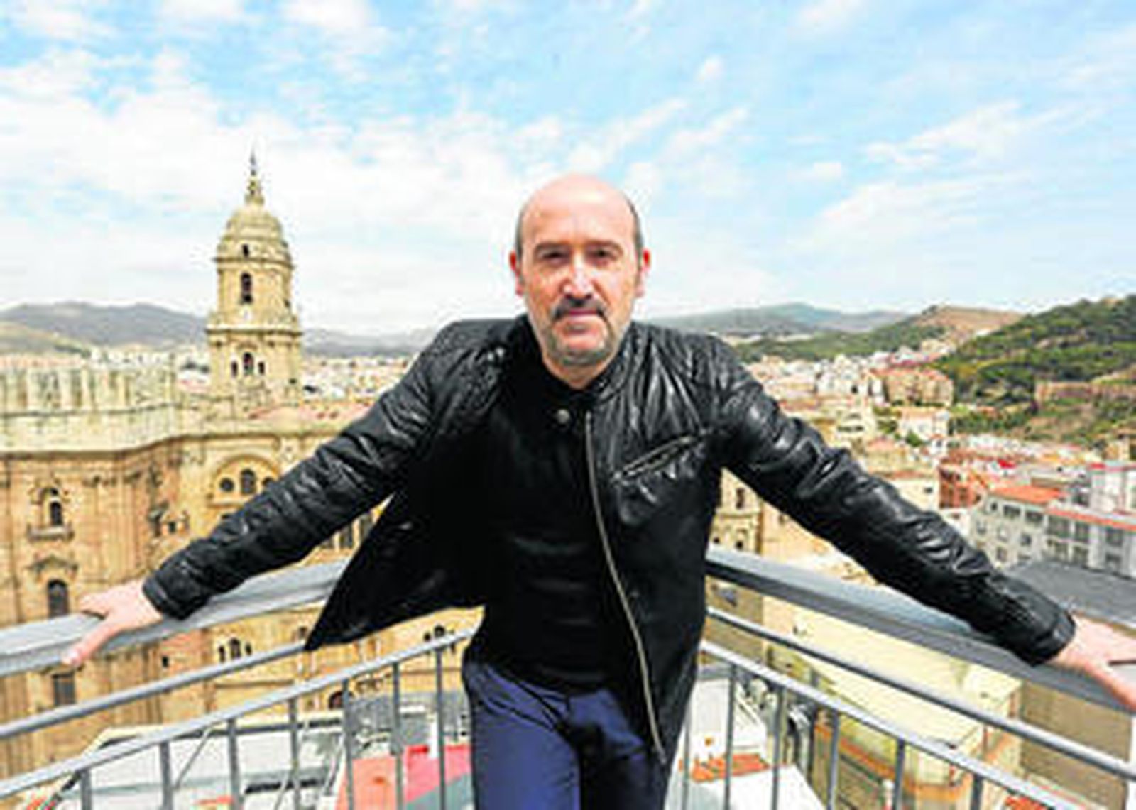 Javier Cámara, ayer, antes de la presentación de 'La vida inesperada'.