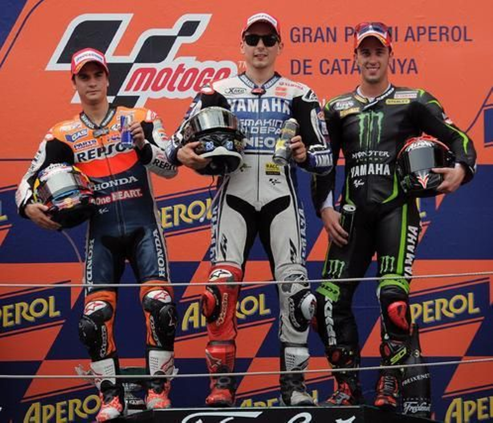 Las imágenes de la carrera de MotoGP en el GP de Cataluña.

Foto: AFP