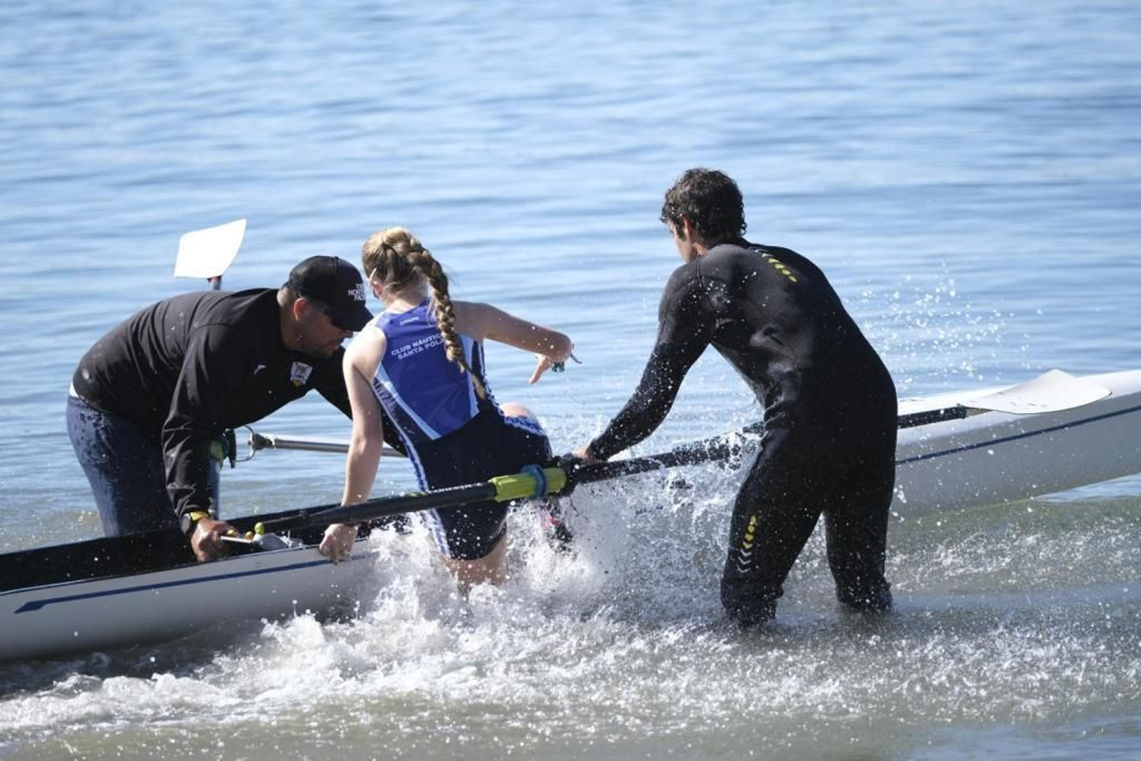 Espectáculo en el I Open Costa del Sol Beach Sprint celebrado en Málaga