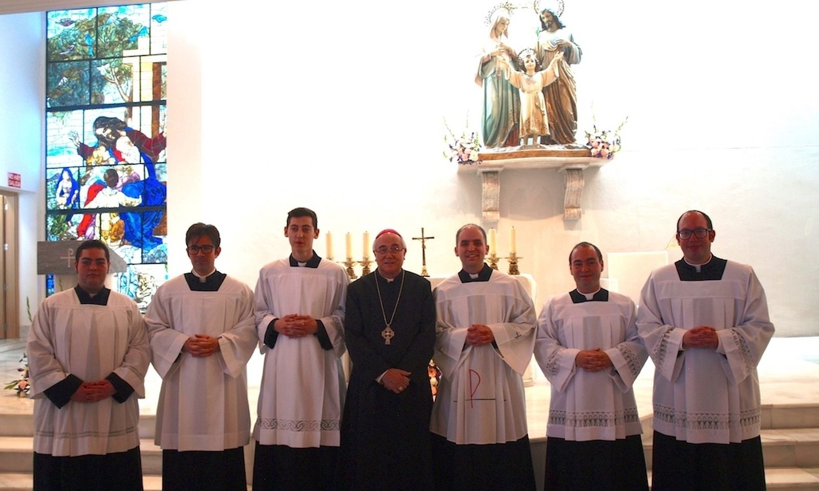 Un momento del acto litúrgico.