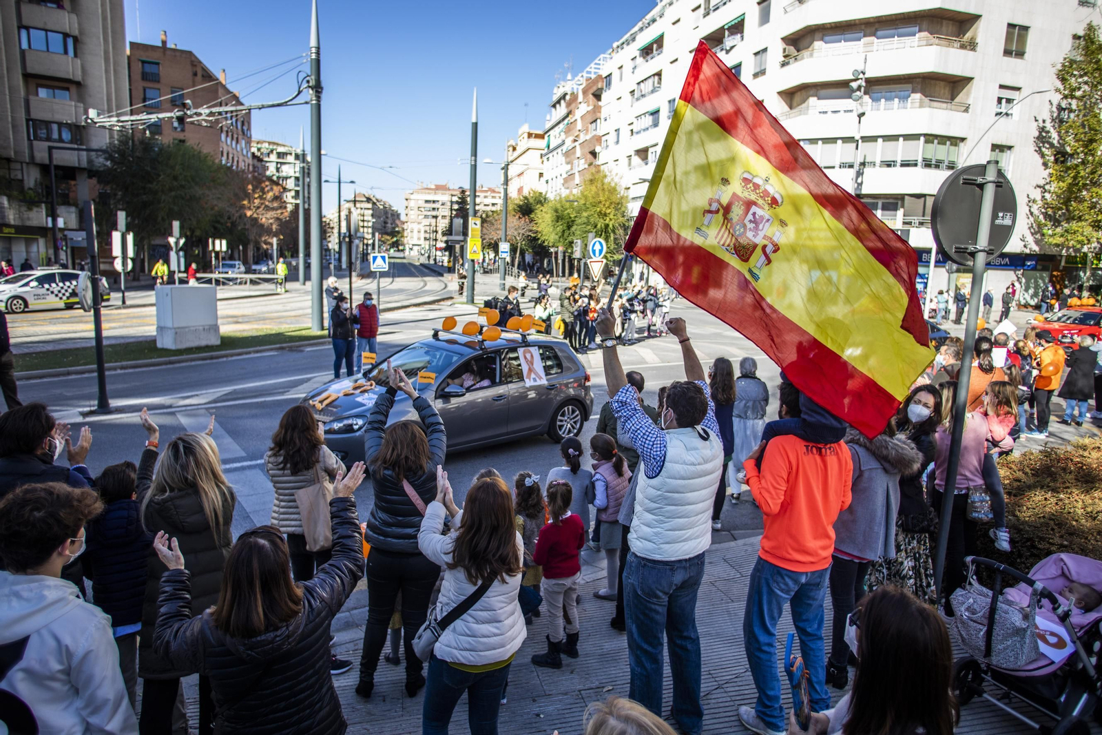 La protesta de la concertada, en imágenes