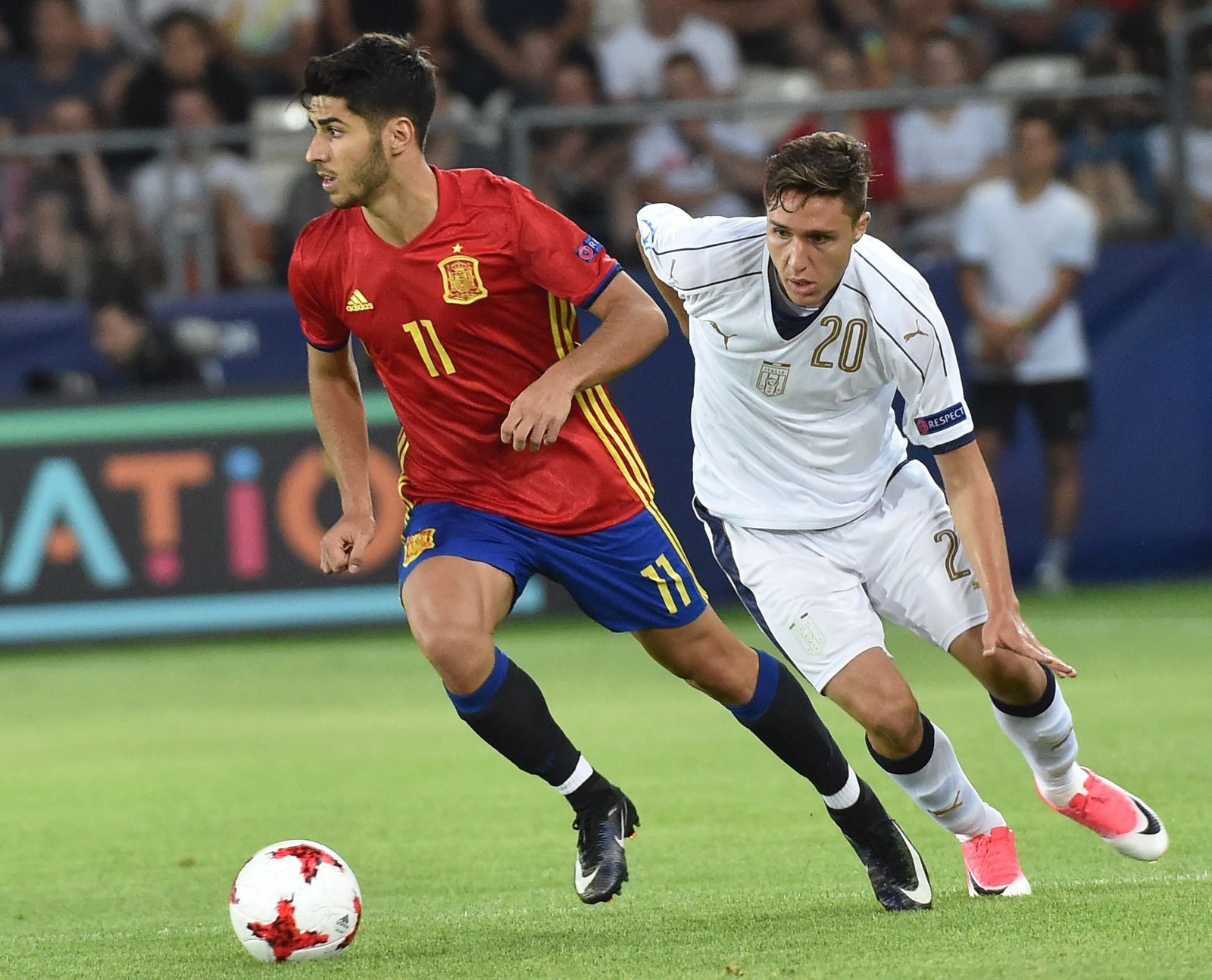 El España-Italia de las semifinales del Europeo sub 21, en imágenes