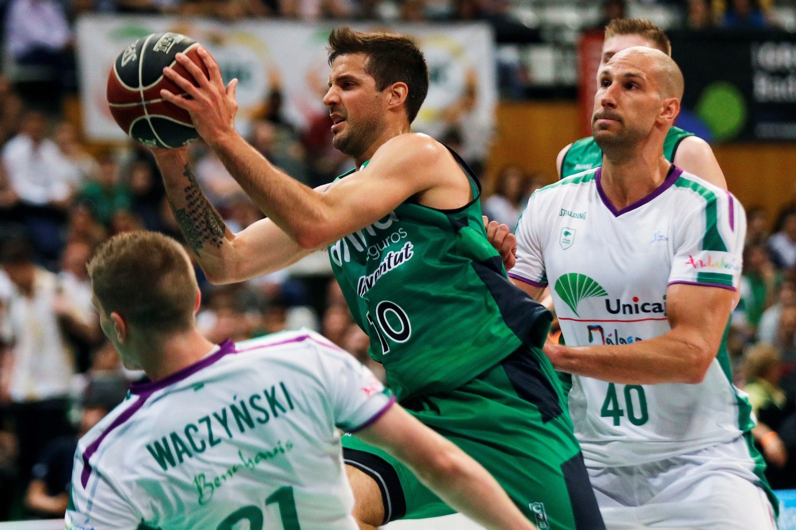Los cinco años de Adam Waczynski en el Unicaja, en fotos