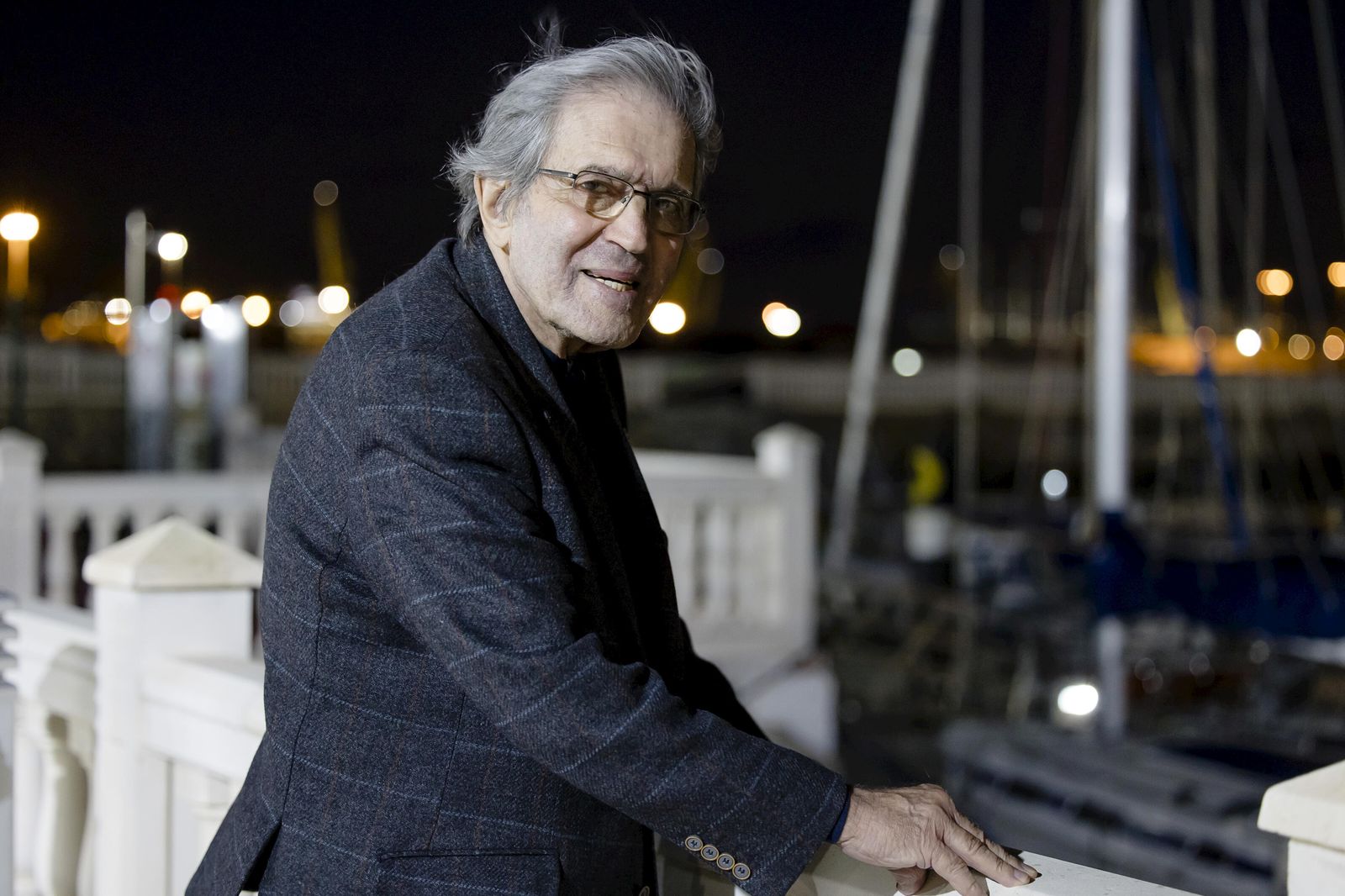 Jimmy Cornell, en las instalaciones del Real Club Náutico de Cádiz hace unos días.