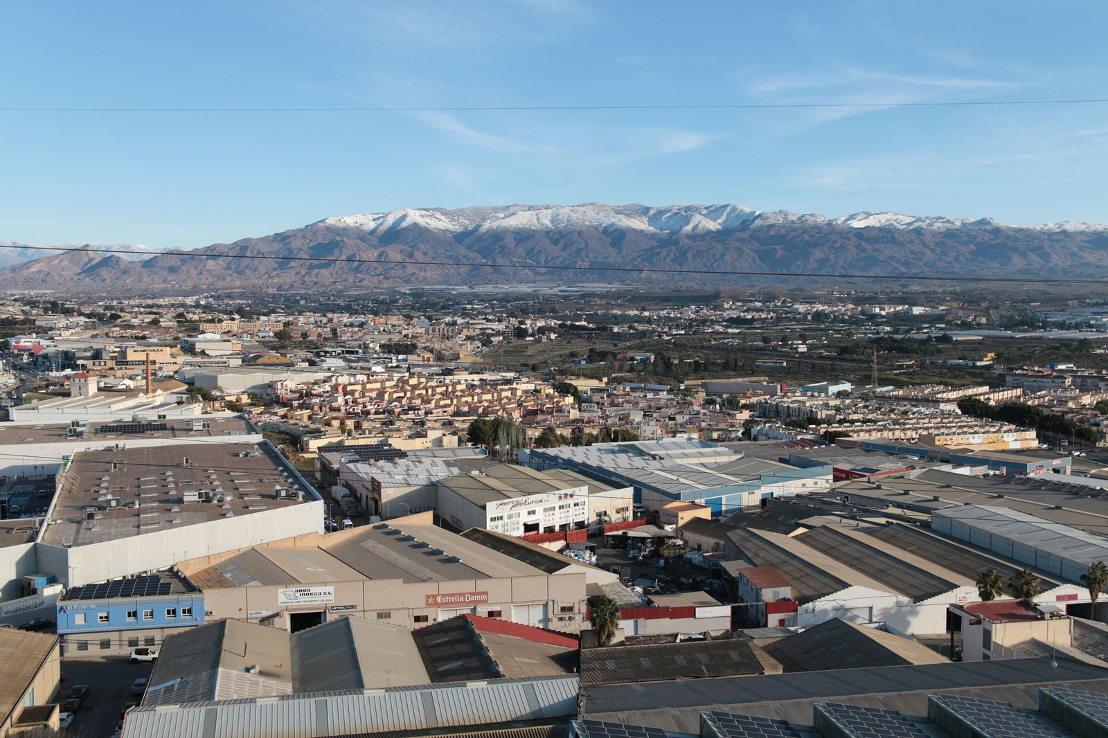 La nieve cubre de blanco la Alpujarra Almeriense