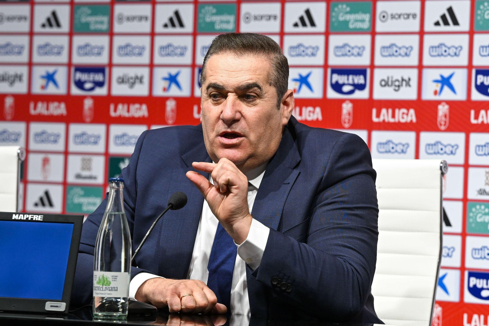 Sandoval, en rueda de prensa