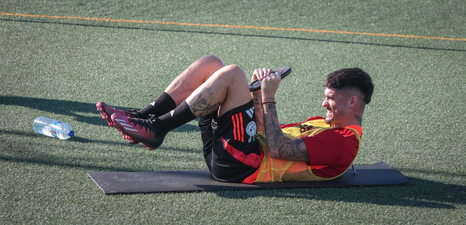 Imágenes del primer entrenamiento de la temporada Xerez CD