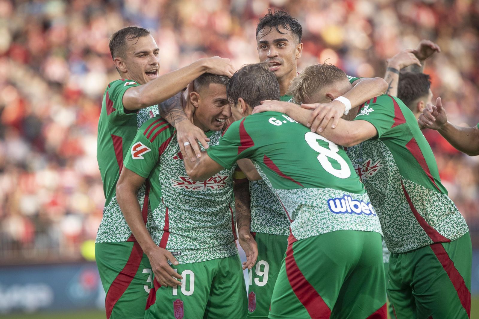 Las mejores imágenes del Almería-Granada