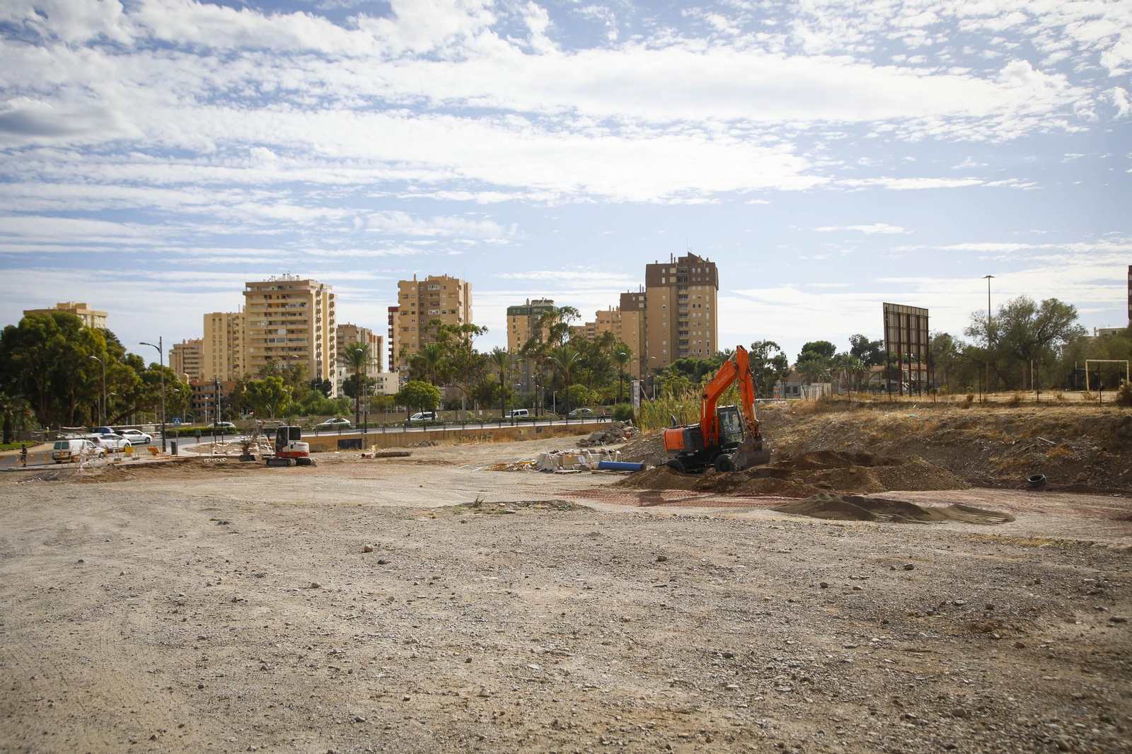 Te contamos en imágenes como avanzan las obras de la rambla de San Antonio en Aguadulce