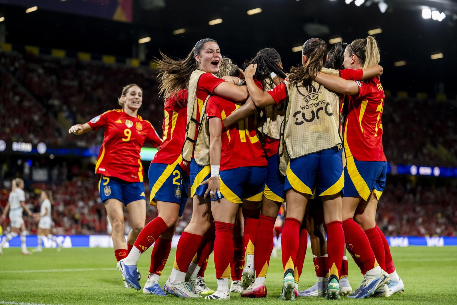Las mejores fotos del España-Suiza en la Eurocopa femenina