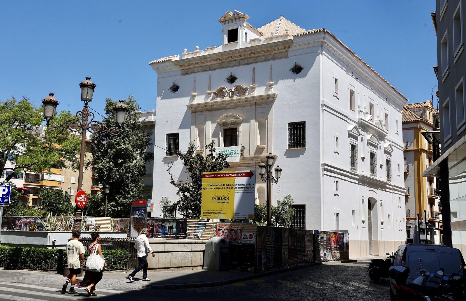La antigua iglesia de San Hermenegildo.