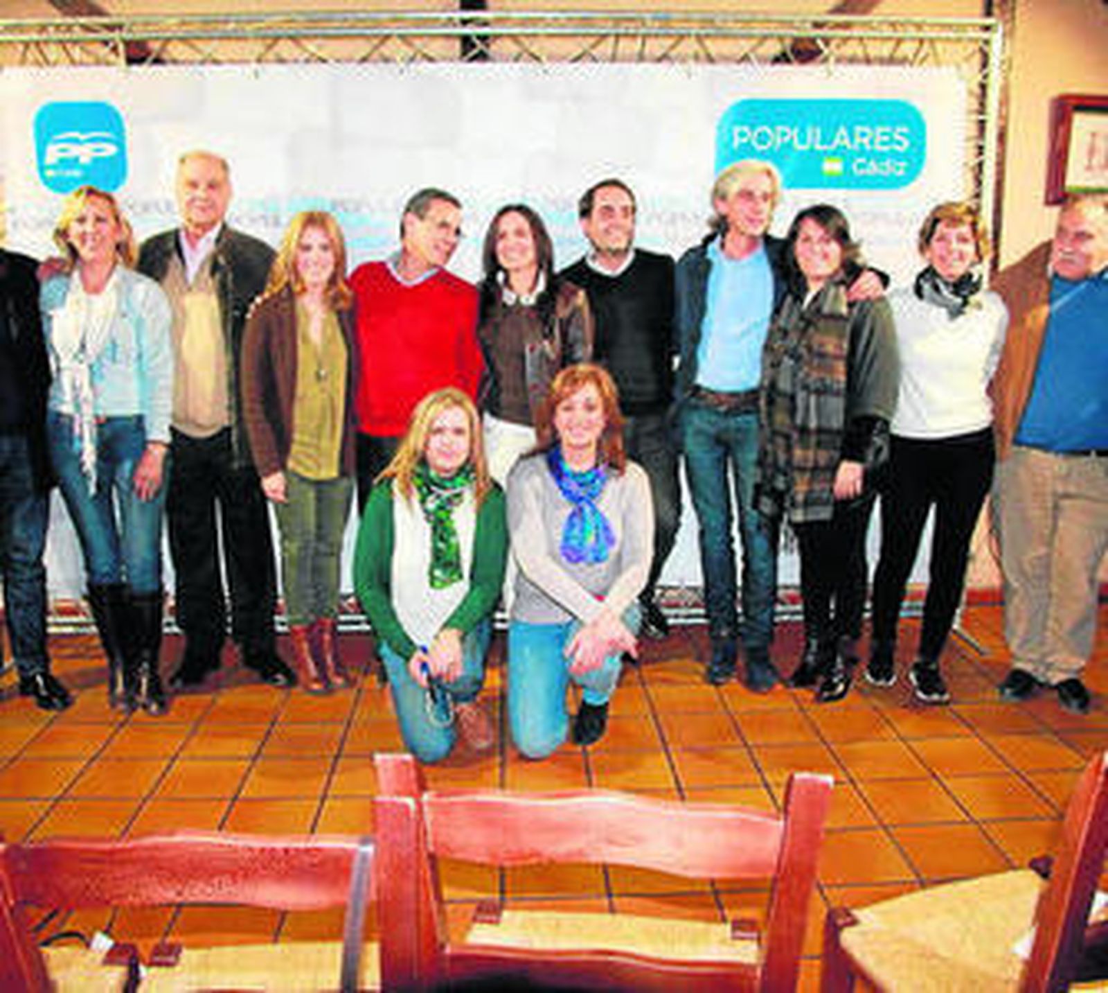 La alcaldesa de El Bosque, durante su presentación como candidata.