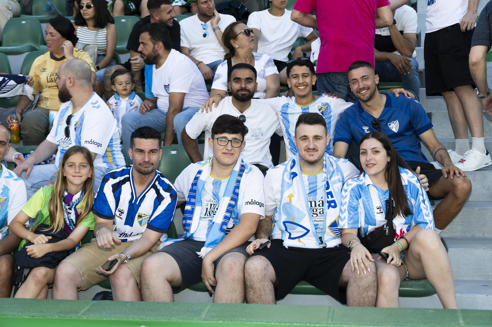 El Elche-Málaga CF, en fotos