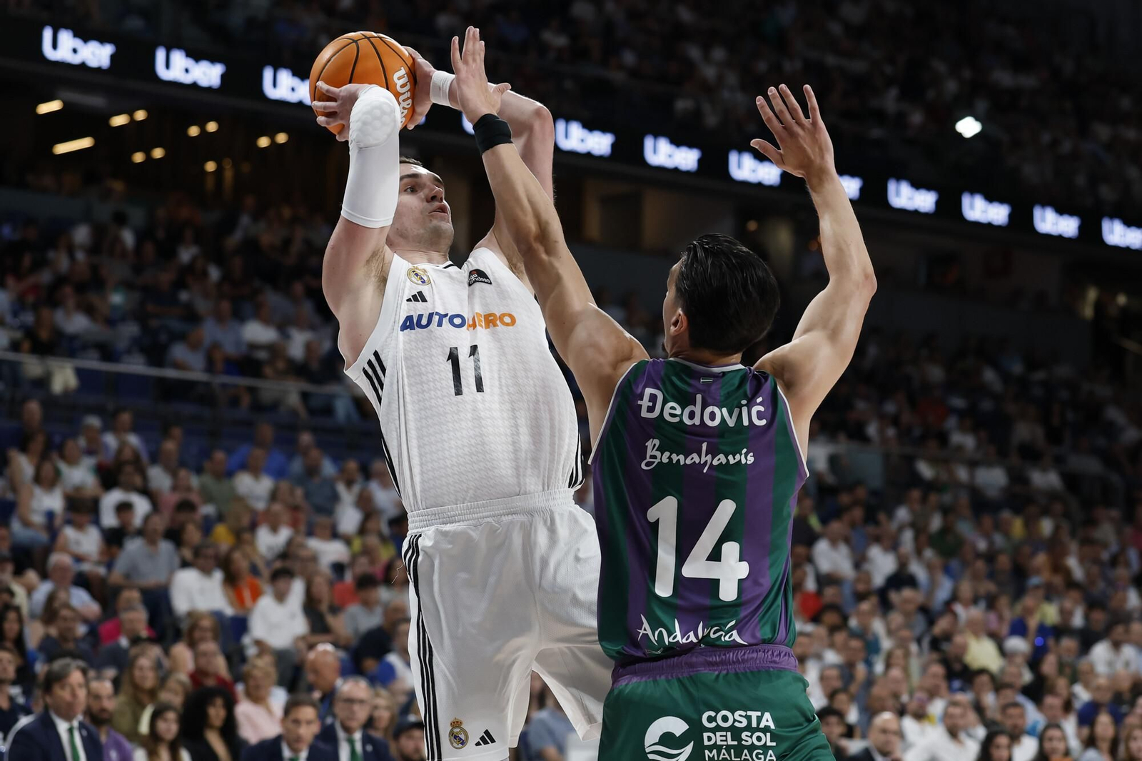 El Real Madrid-Unicaja en fotos