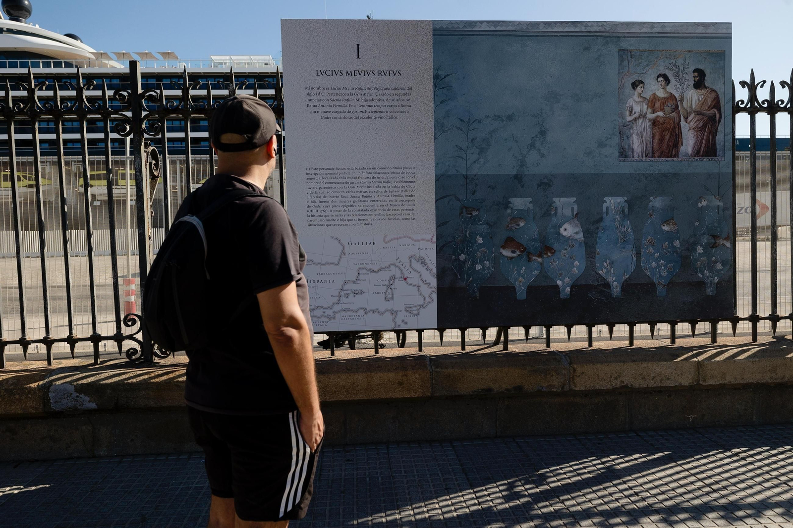 La programación de Gades Romana incluye numerosas actividades y exposiciones, entre ellas 'De Roma a Gades, Ruta marítima', la primera que se ha inaugurado.