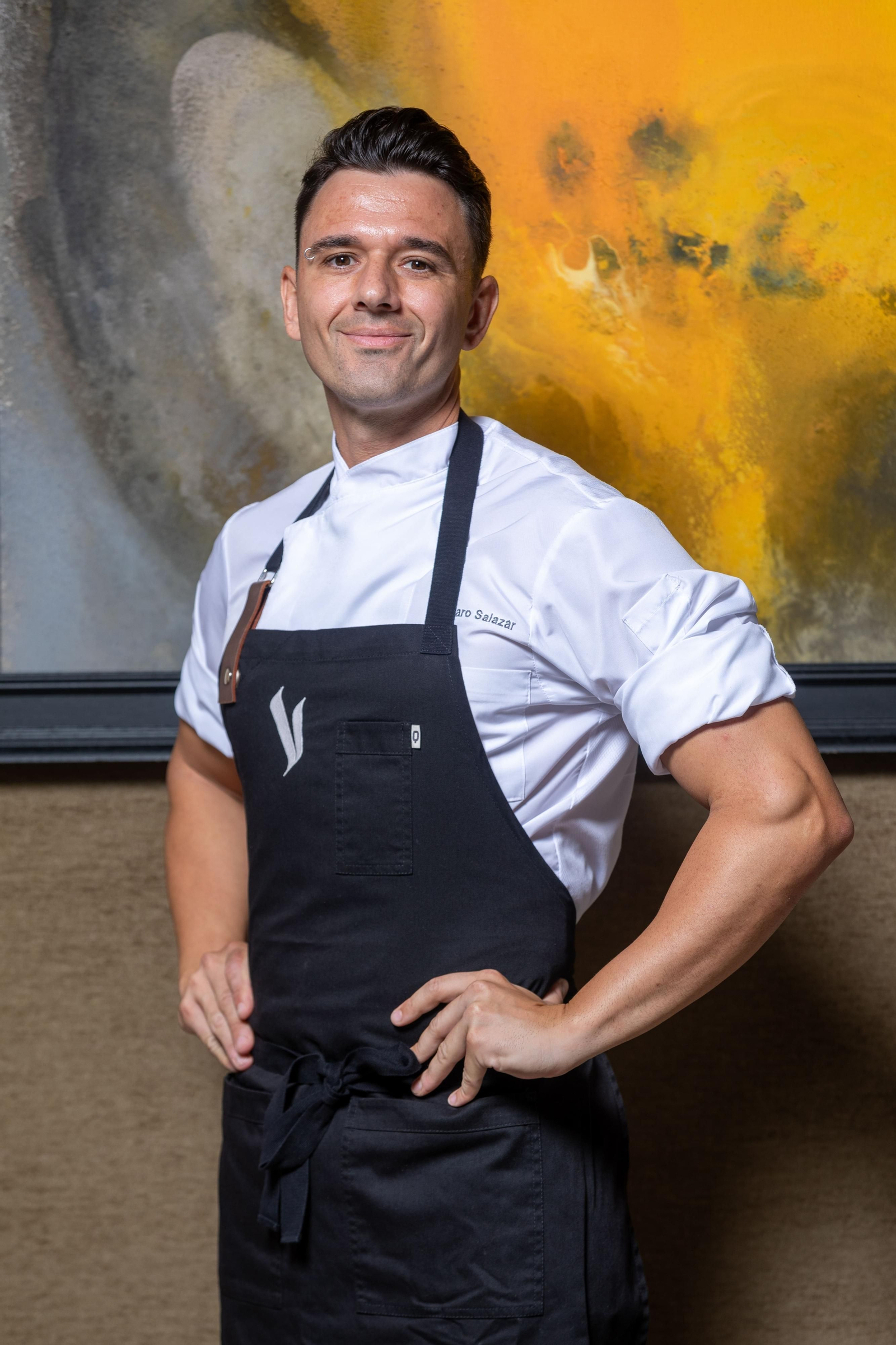 El chef linarense Álvaro Salazar.