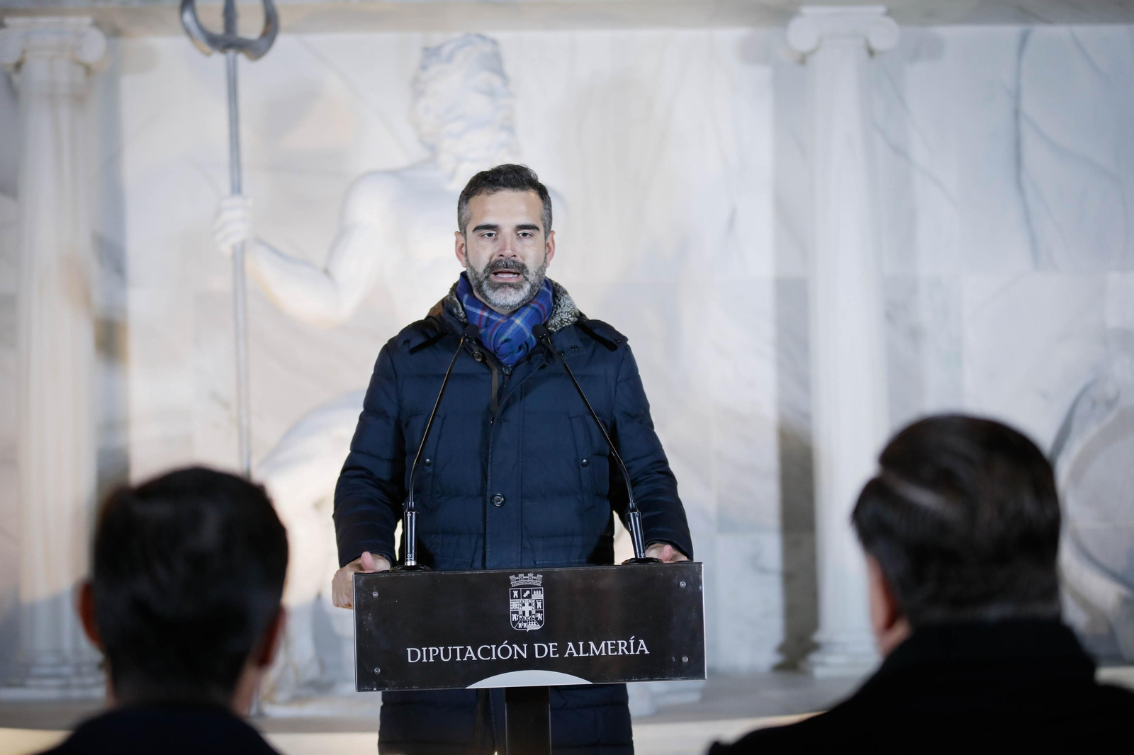 Imágenes de la inauguración de la plaza Almería en Macael