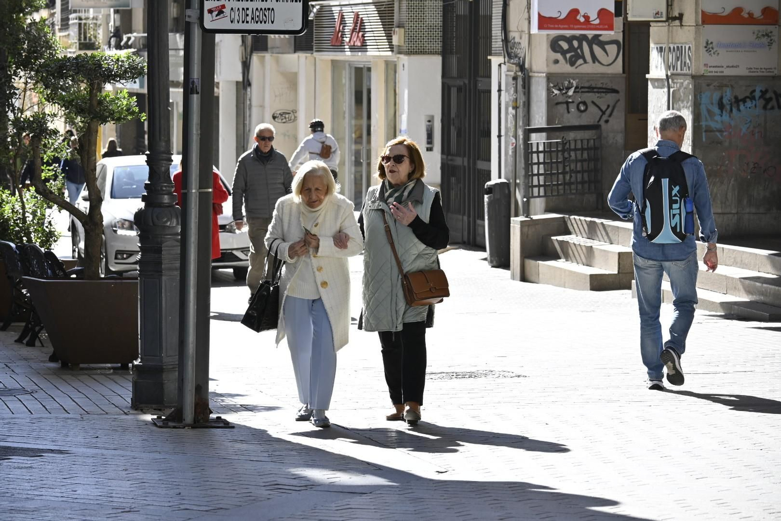 Imágenes de la mañana de domingo en Huelva