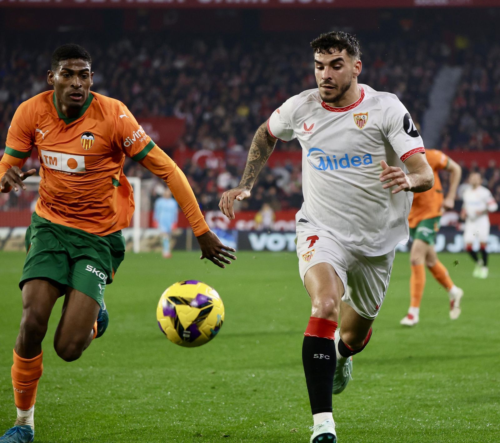 Las mejores imágenes dep partido Sevilla Valencia