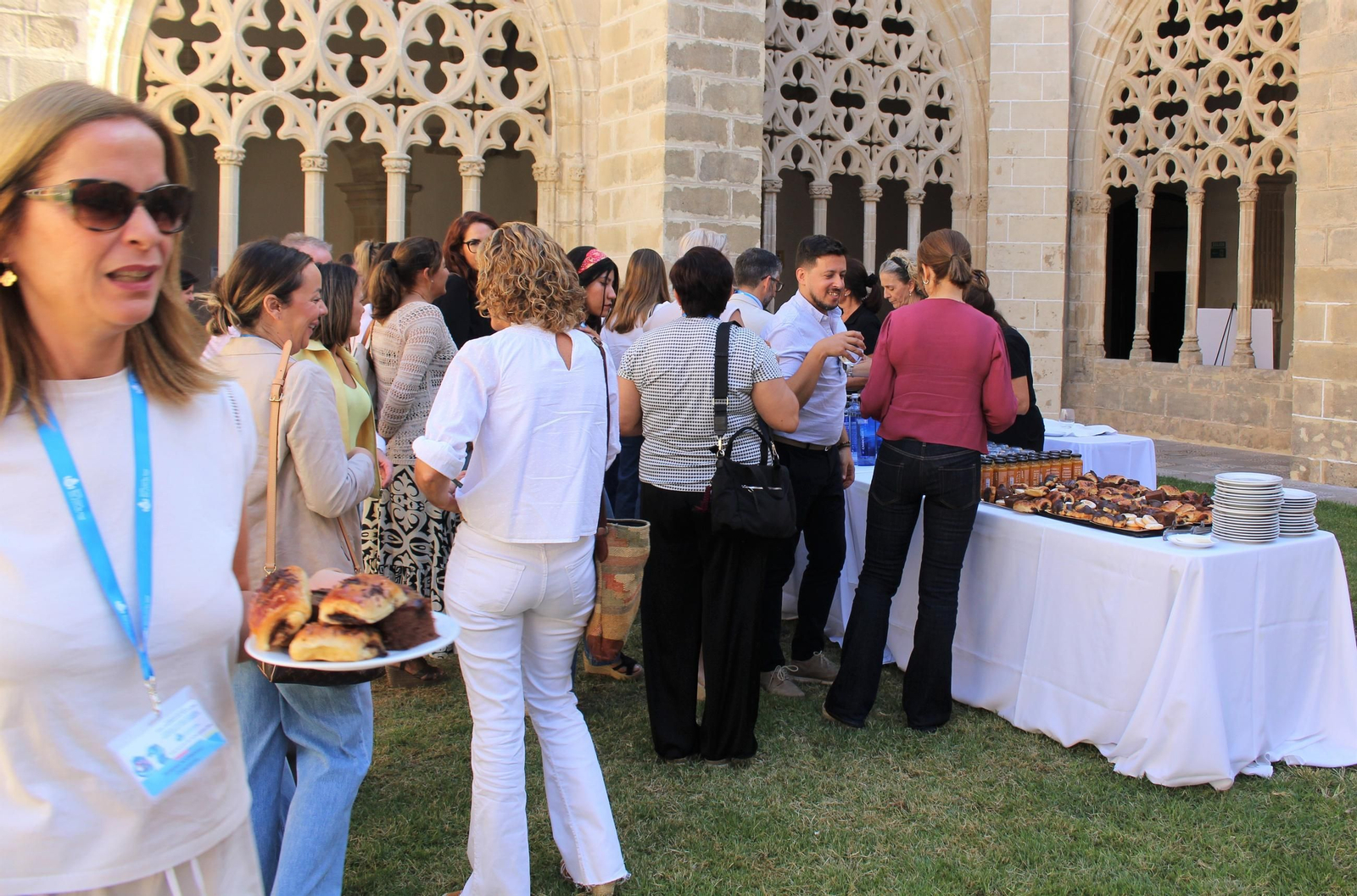 Ambiente en los Claustros.