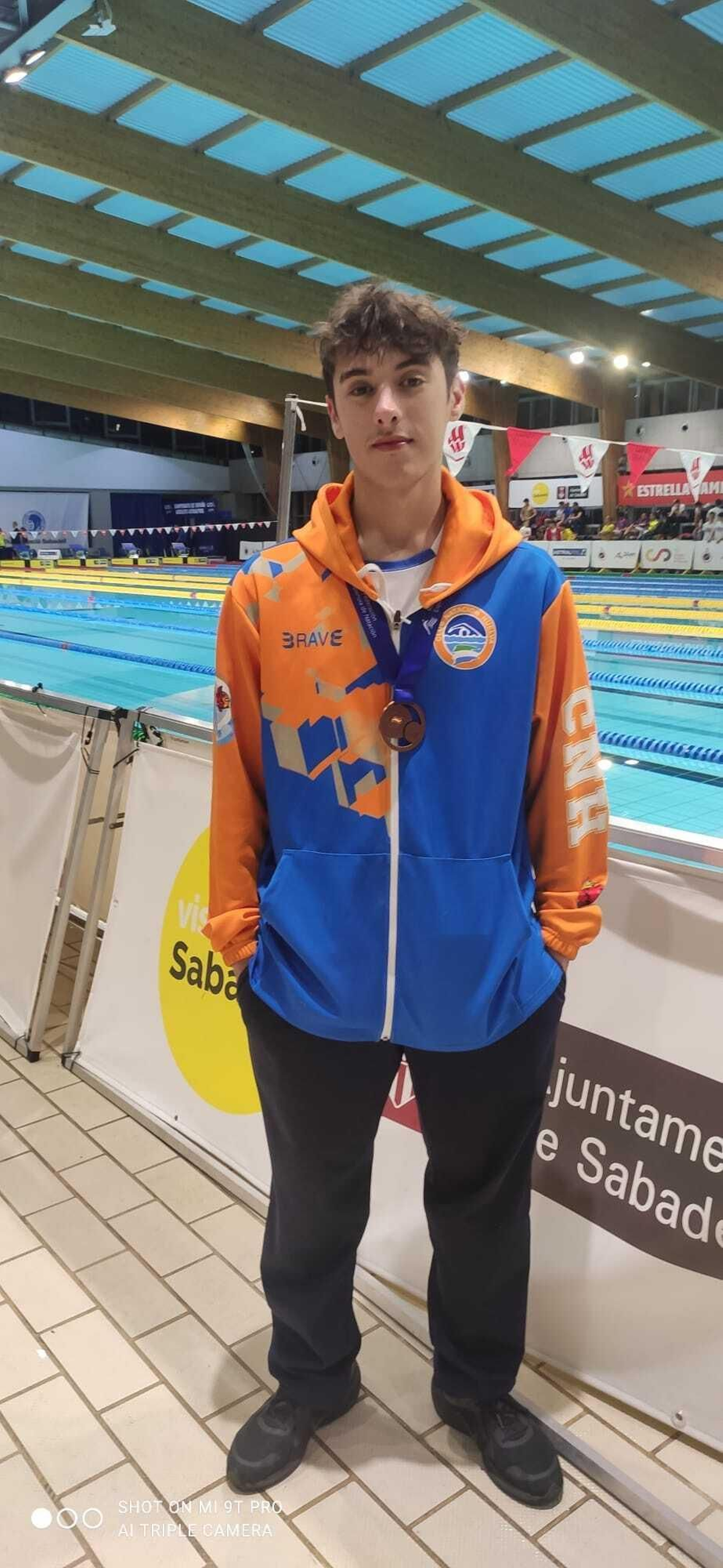 Samuel Gómez, del Club Natación Huelva. Samuel Gómez, del Club Natación Huelva.
