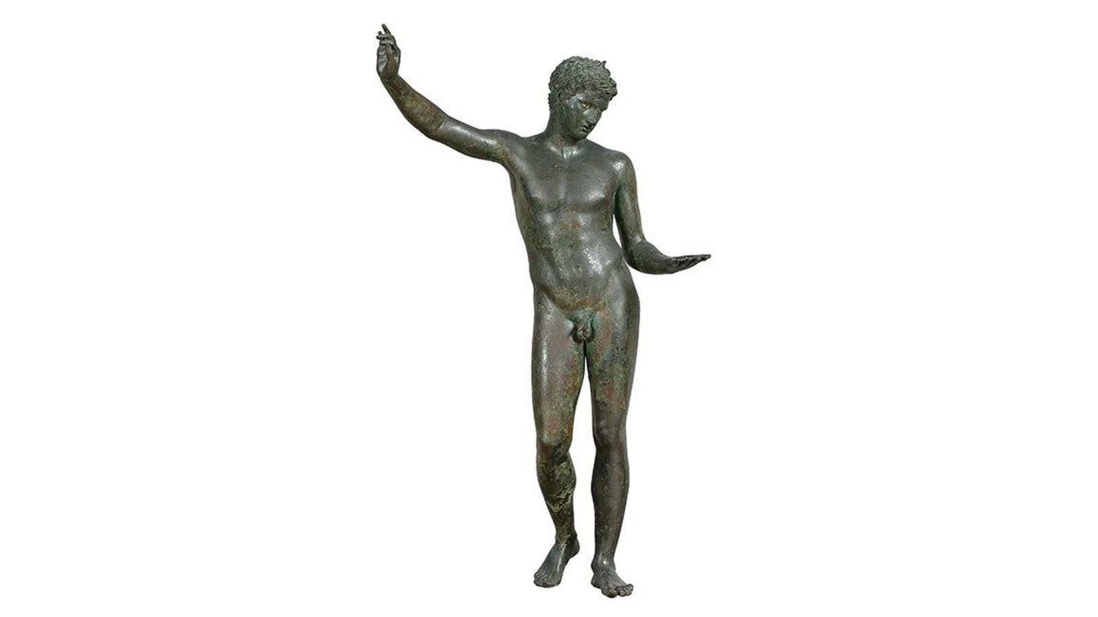 El efebo de Maratón, están en el Museo Arqueológico Nacional de Atenas y está datada en el siglo IV antes de Cristo El efebo de Maratón, están en el Museo Arqueológico Nacional de Atenas y está datada en el siglo IV antes de Cristo