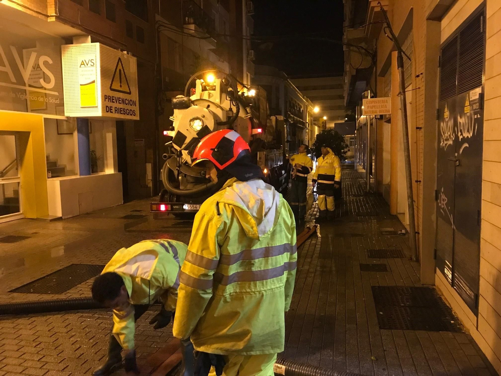 Imágenes de los estropicios de la borrasca en Huelva