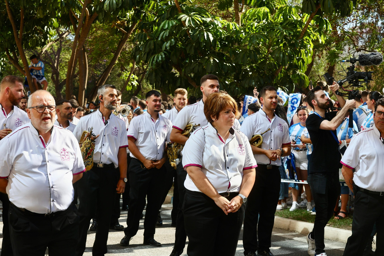 Las fotos de otra exhibición de la afición antes del Málaga-Nàstic