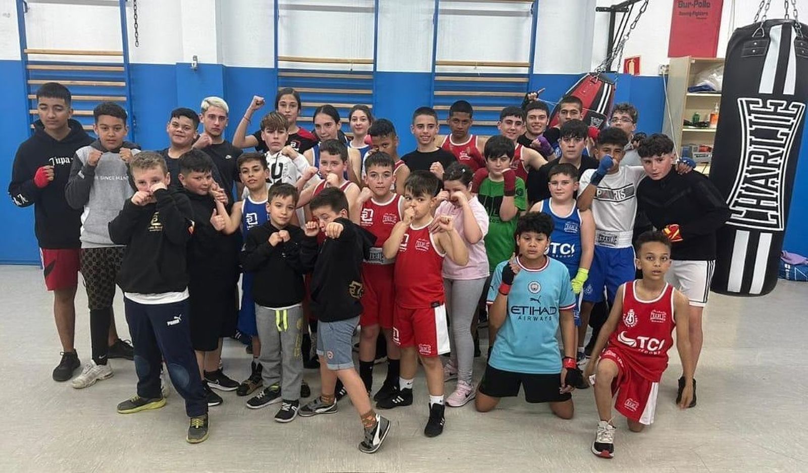 Cada vez más son los niños almerienses que practican boxeo