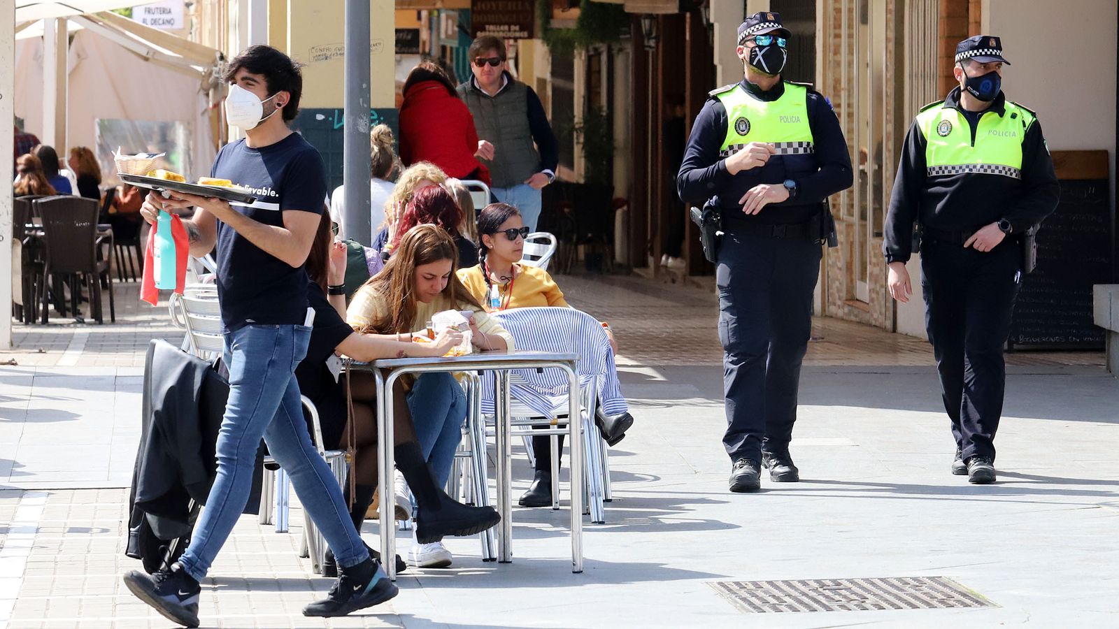 Un bar en Huelva en tiempos de coronavirus.