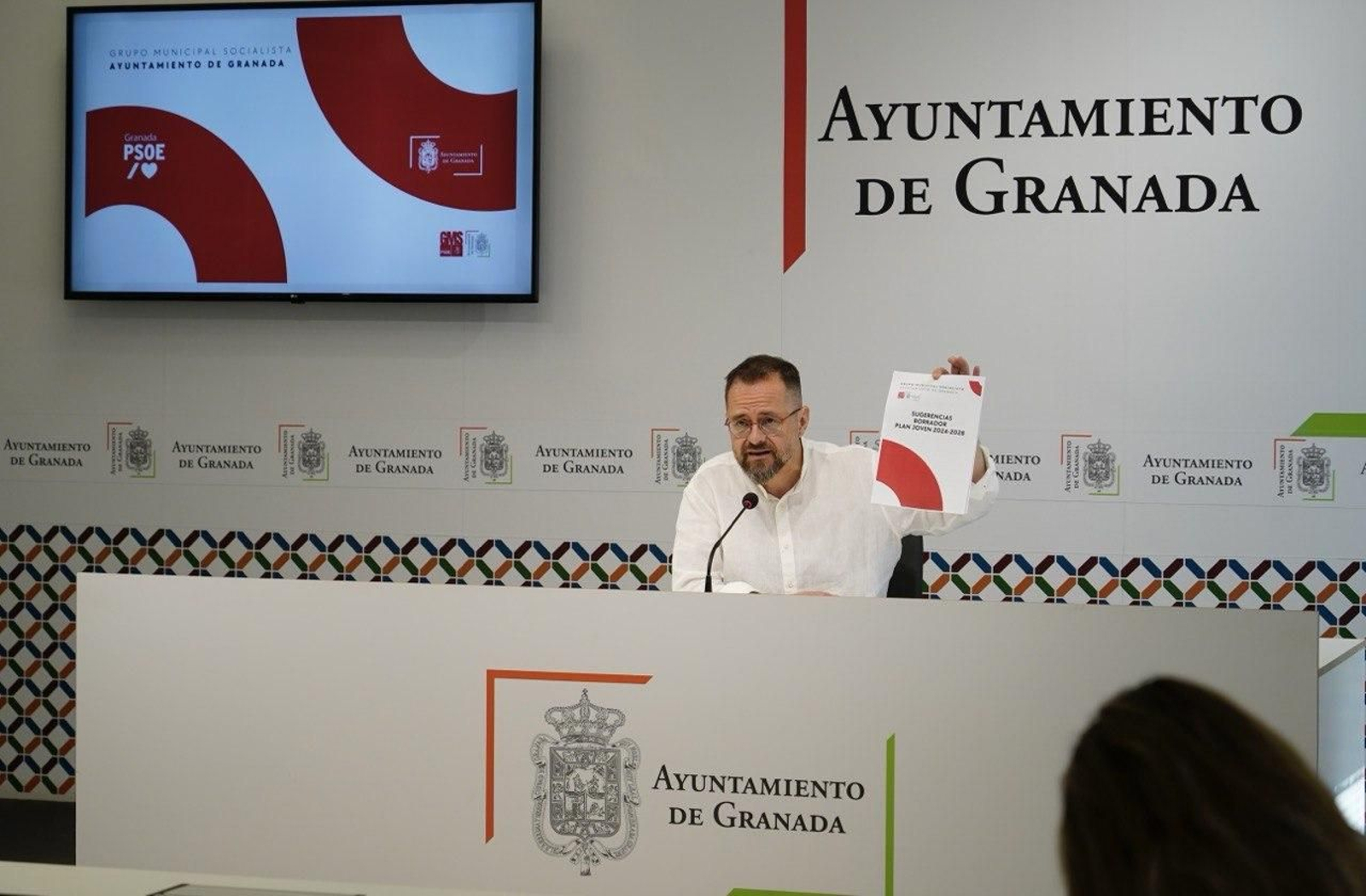 Juanjo Ibáñez en rueda de prensa