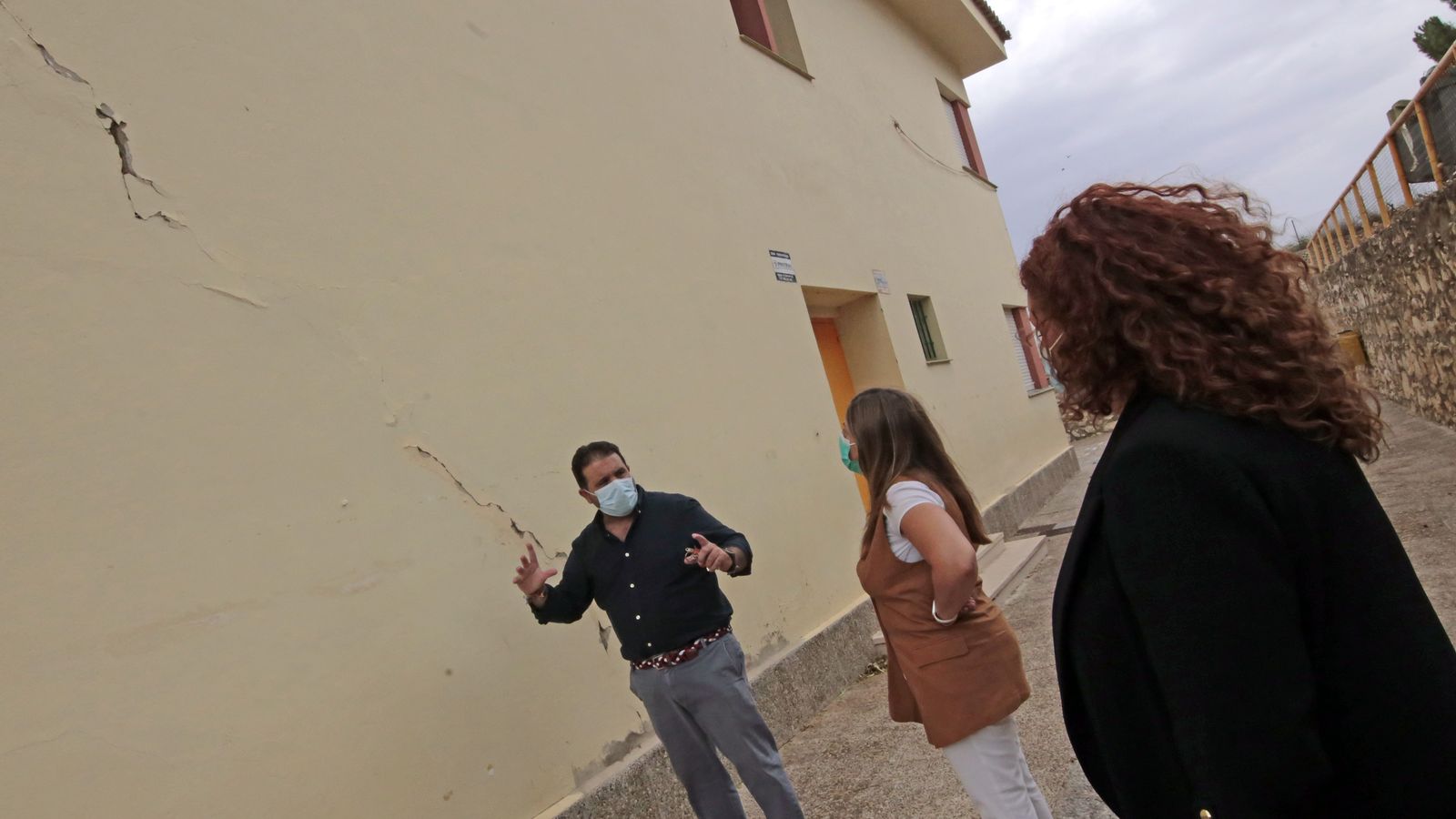 Irene Garcia visita el CEIP Guadalete de El Torno