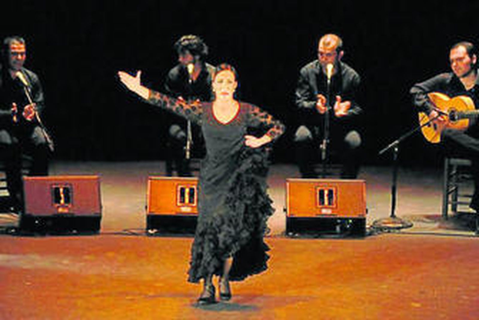 Carmen Herrera, durante su actuación en el XII Festival de Jerez.