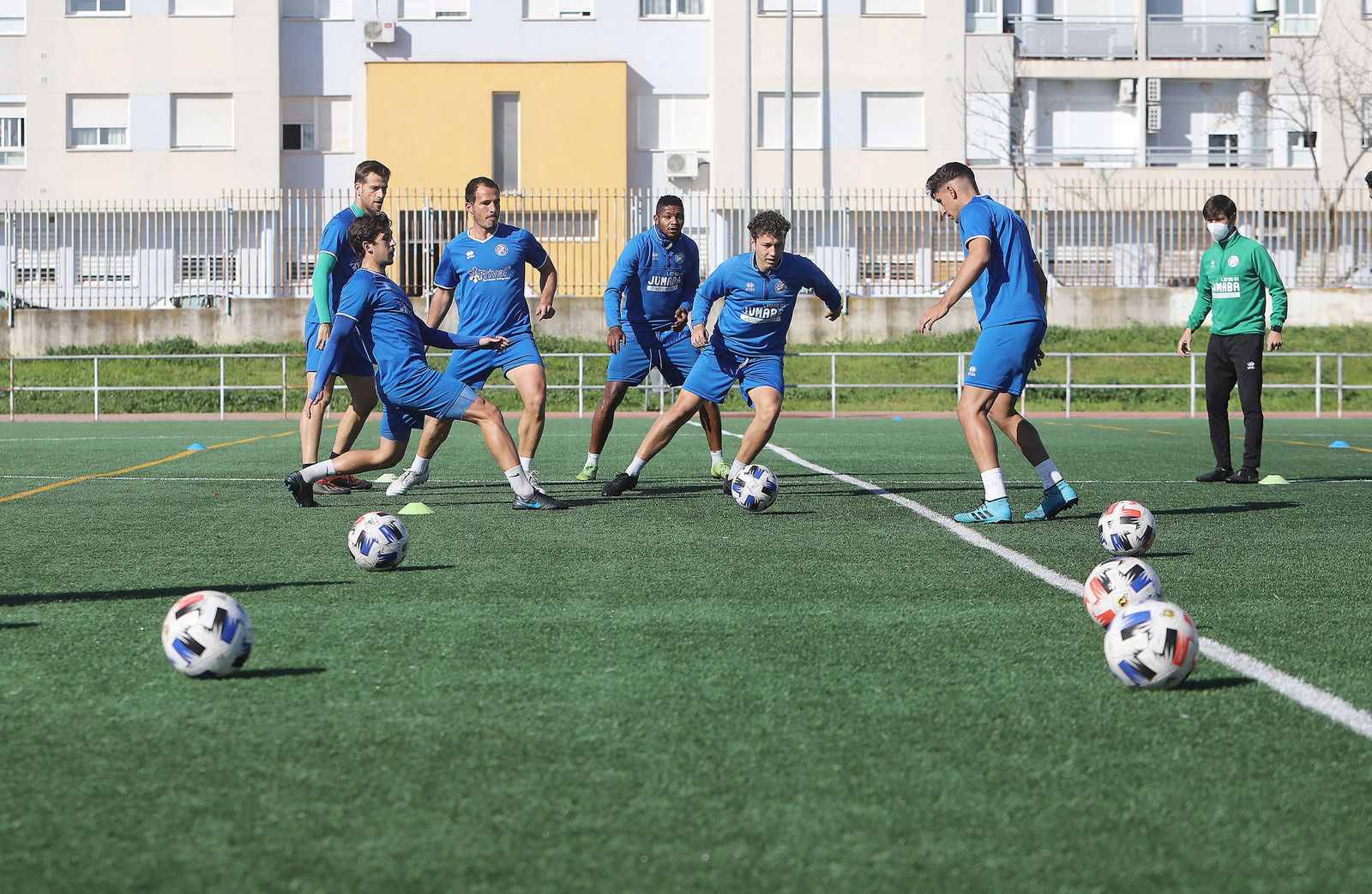 Entrenamiento del Xerez DFC en La Granja