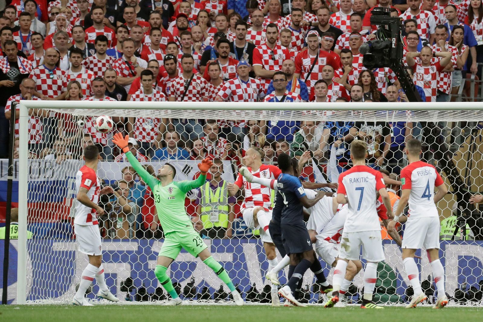 El Francia-Croacia de la final del Mundial de Rusia, en imágenes