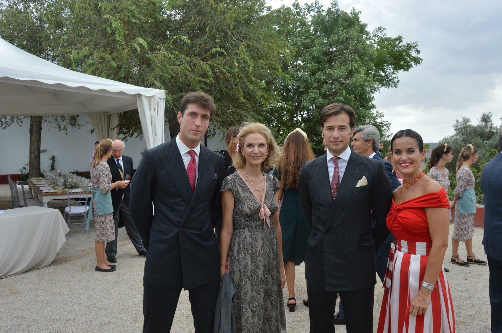 Tomás Terry, Pilar Medina Sidonia, Jerónimo Ángulo y María Cuquerella.