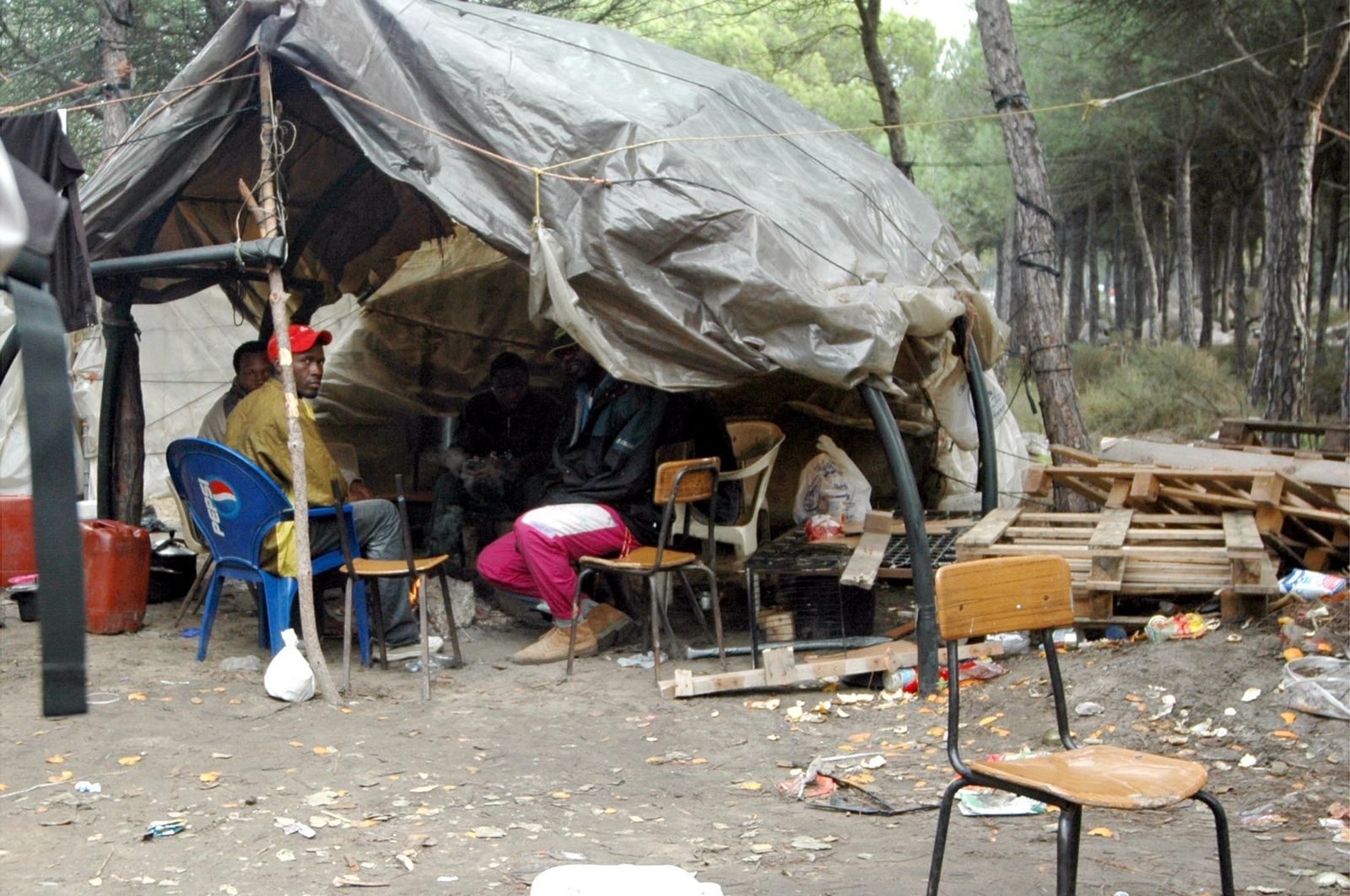 La Policía de  los migrantes