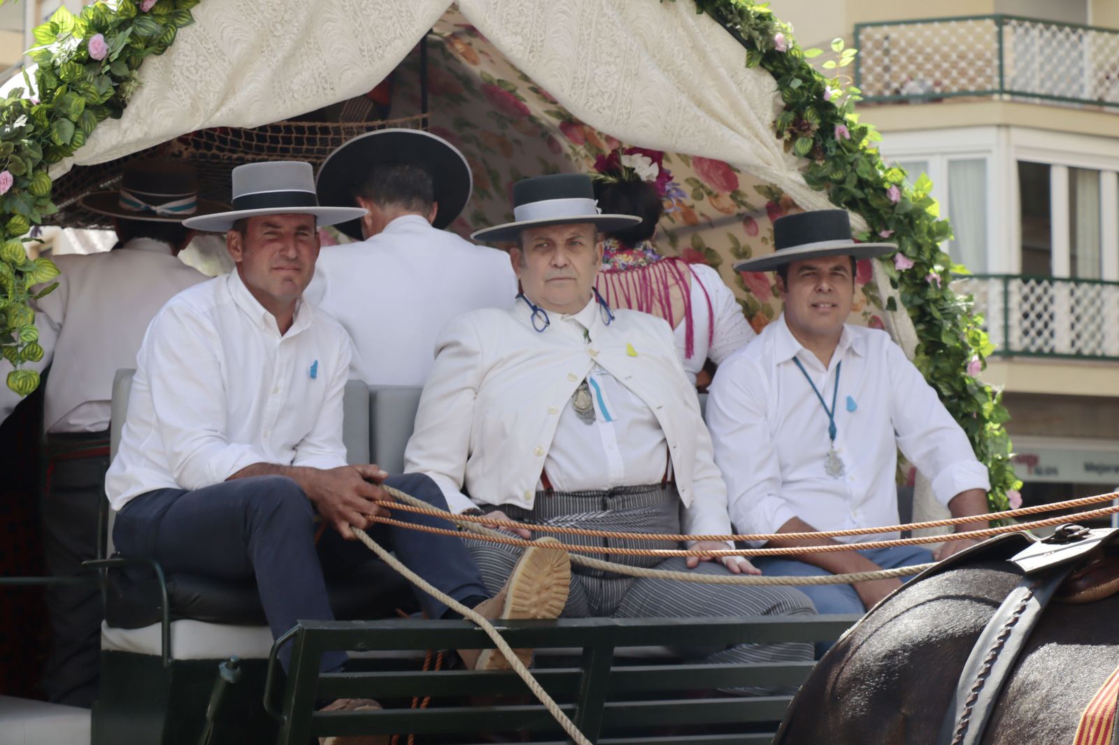 Imágenes de los carros de la Hermandad del Rocío de Huelva