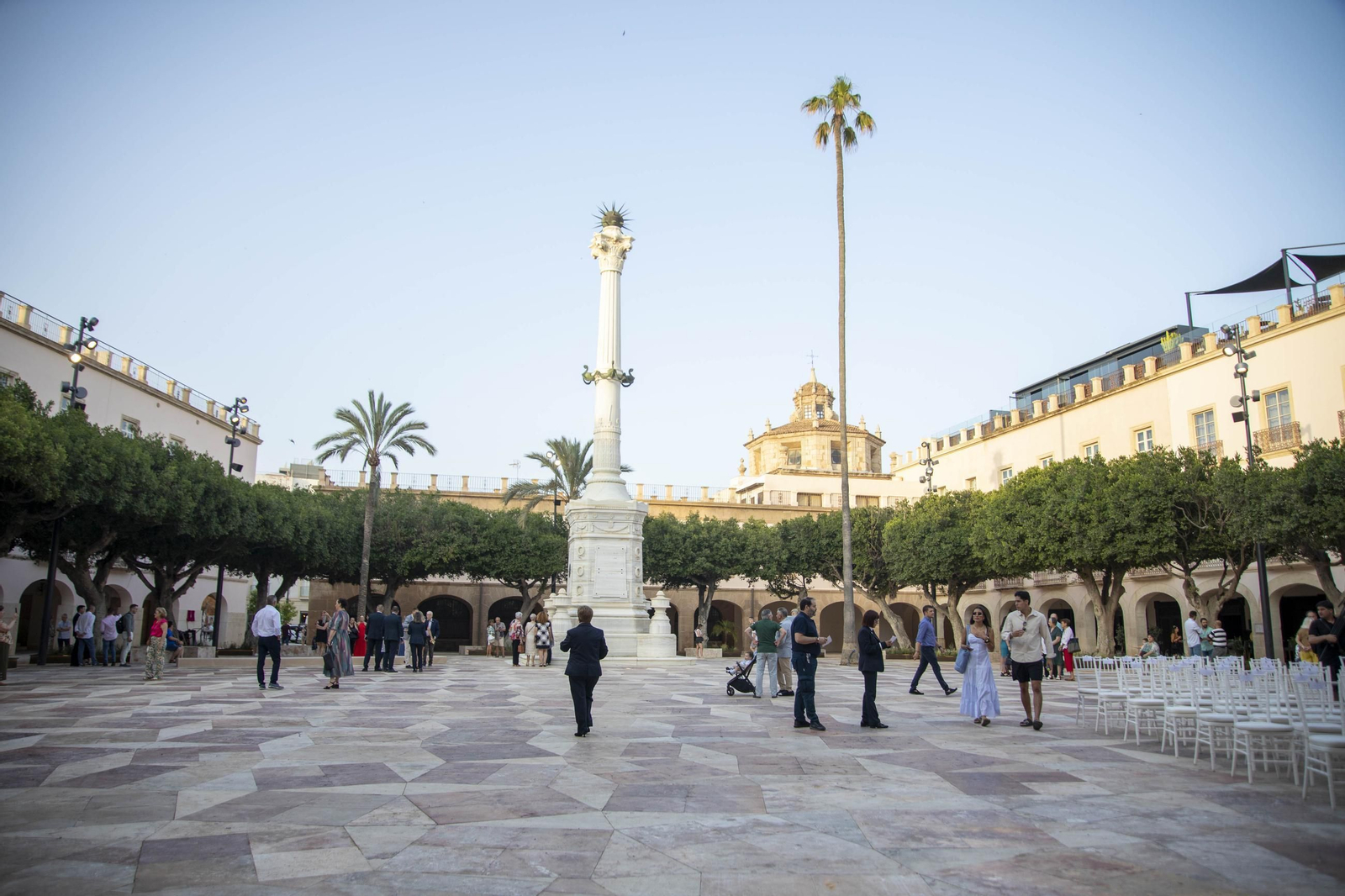 Las imágenes de la inauguración de la Plaza de la Constitución en Almería