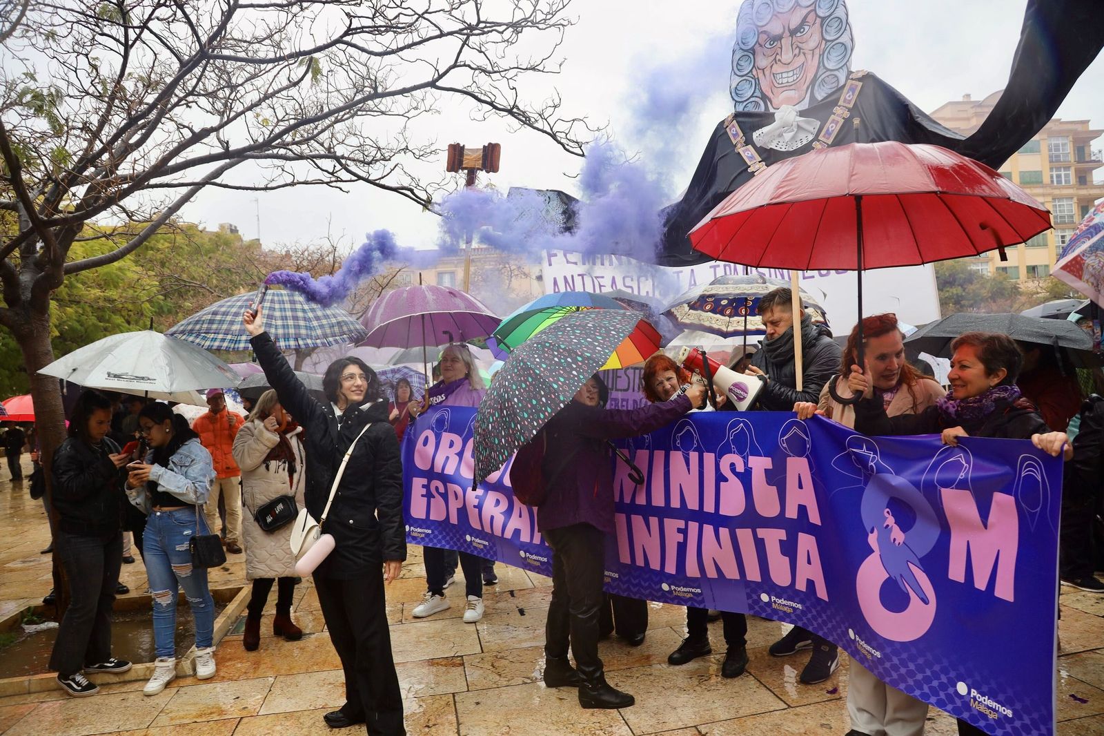 Manifestación del 8M en Málaga.