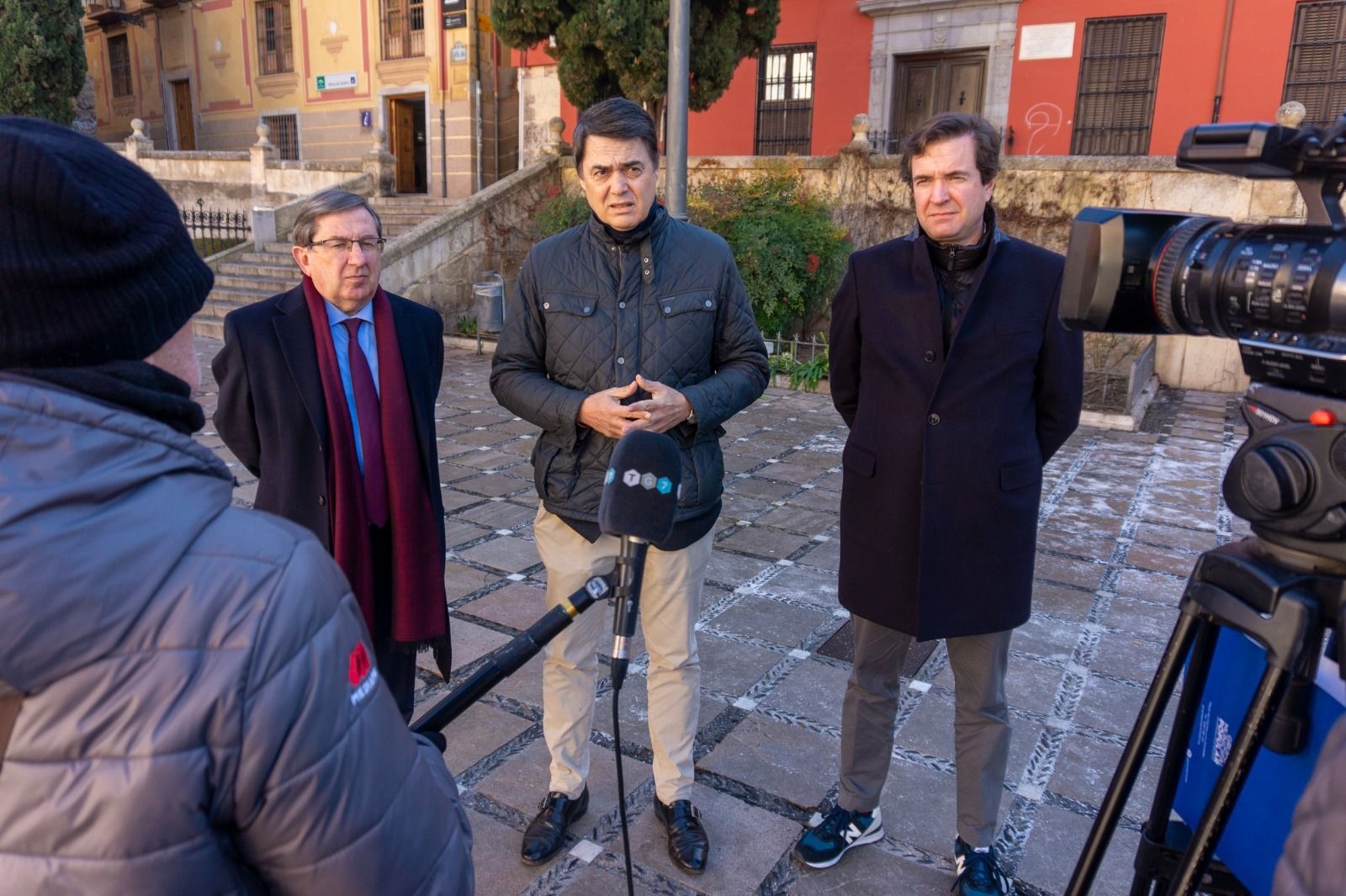 Imagen de Luis González, Carlos Rojas y Pablo Hispán en Granada