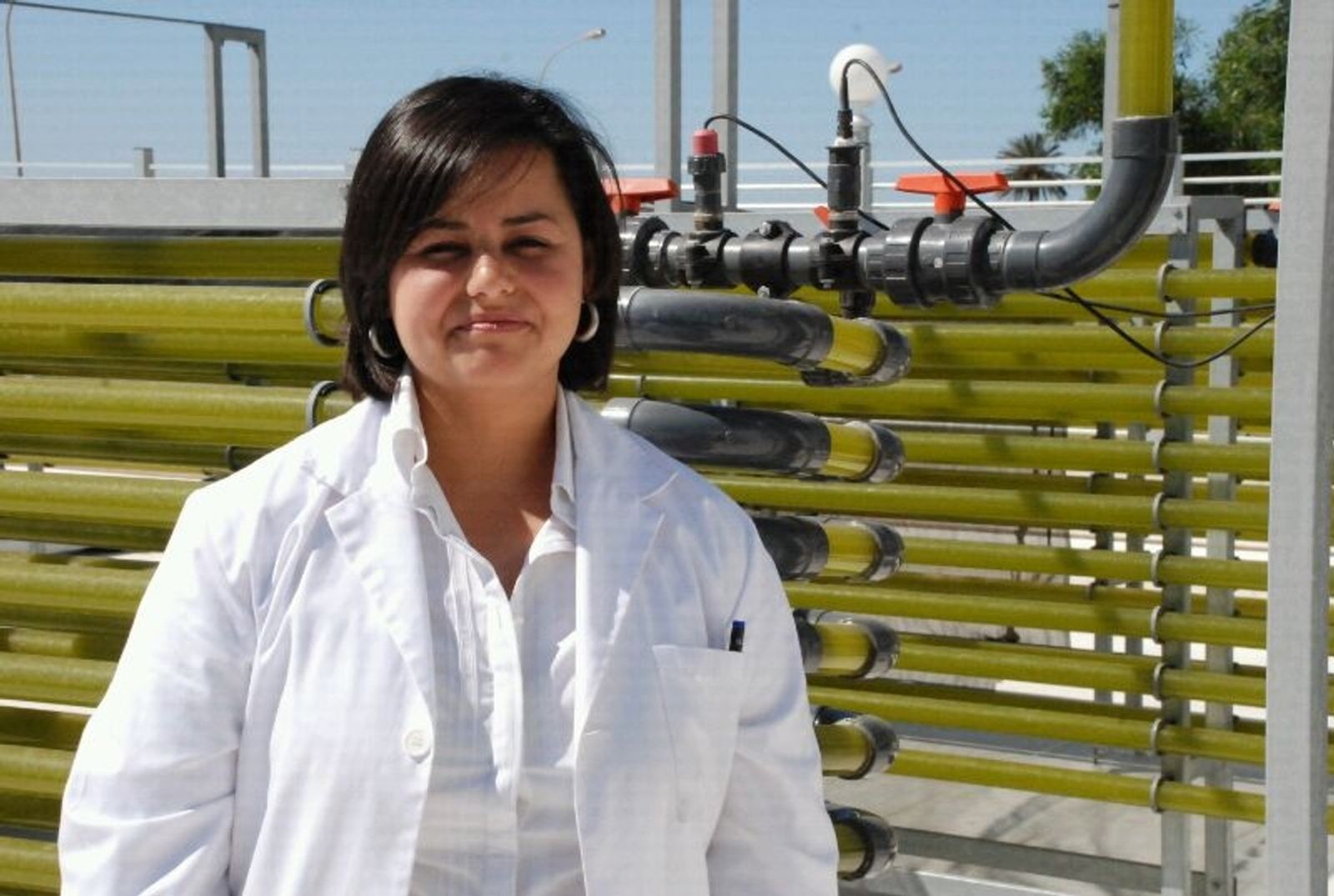 La investigadora María del Carmen Cerón García, del grupo ‘BIO-173. Biotecnología de microalgas marinas’.