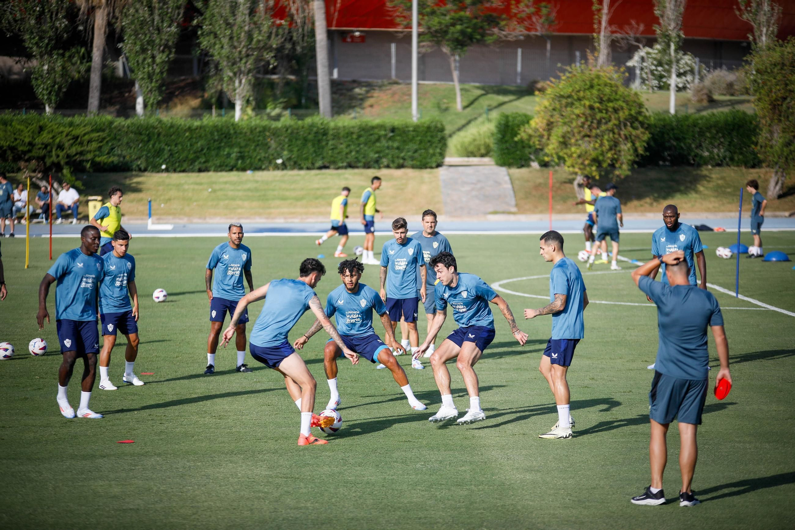 Primer entrenamiento pretemporada del Almería, en imágenes