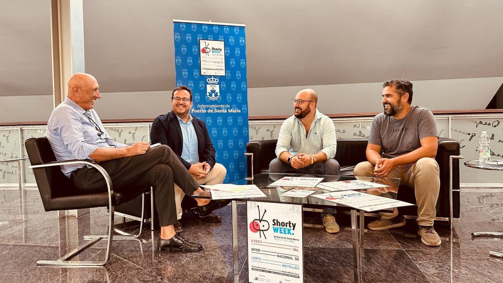 El acto de presentación del certamen internacional de cortometrajes.