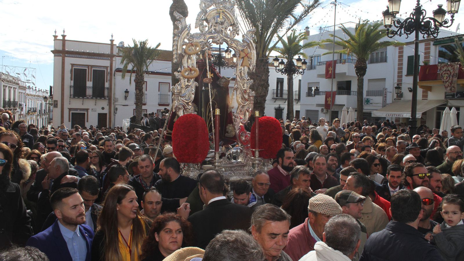 Procesión de San Antonio Abad en Trigueros