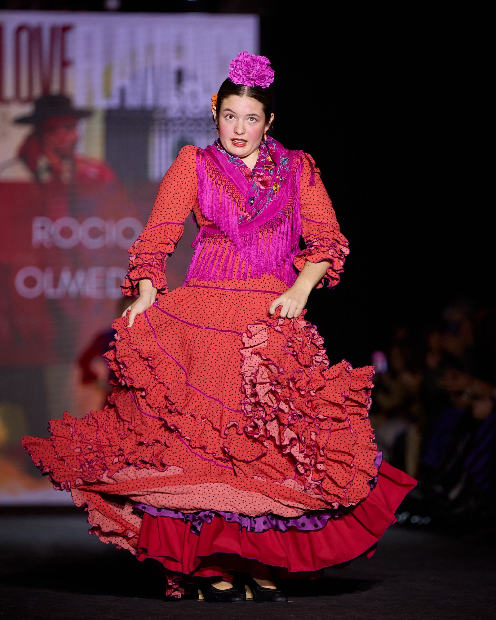 El desfile de Rocío Olmedo en We Love Flamenco 2026, todas las fotos