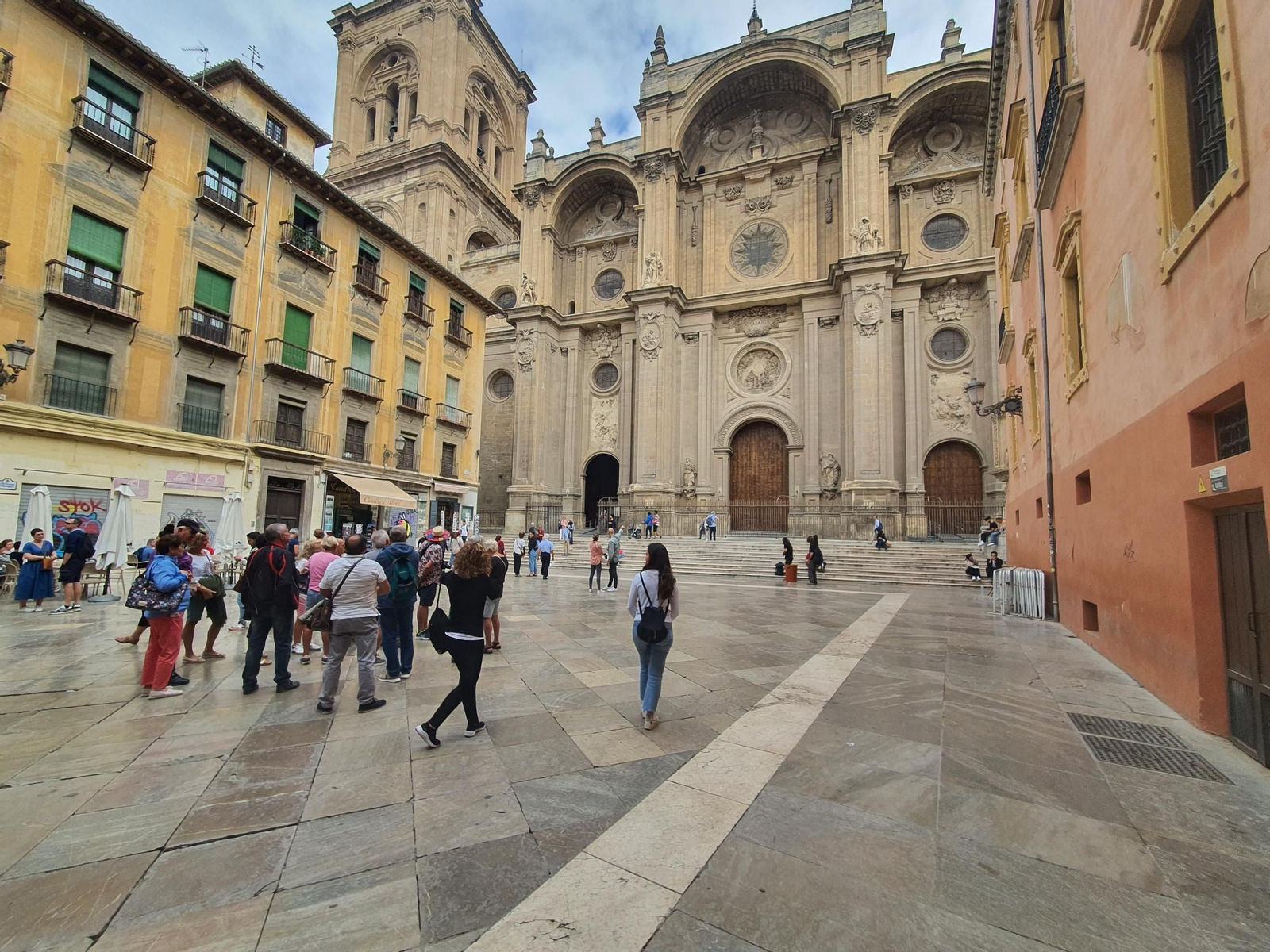 Plaza de las Pasiegas, frente a la Catedral de Granada.