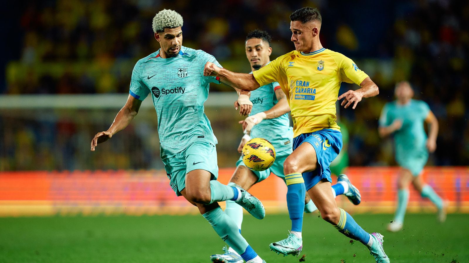 Sergi Cardona, durante un partido con la UD Las Palmas