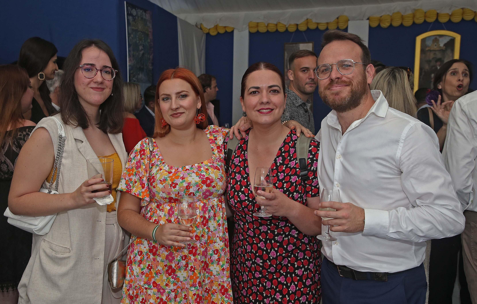 Fotos de la copa de autoridades en la caseta municipal de la Feria Real de Algeciras 2023