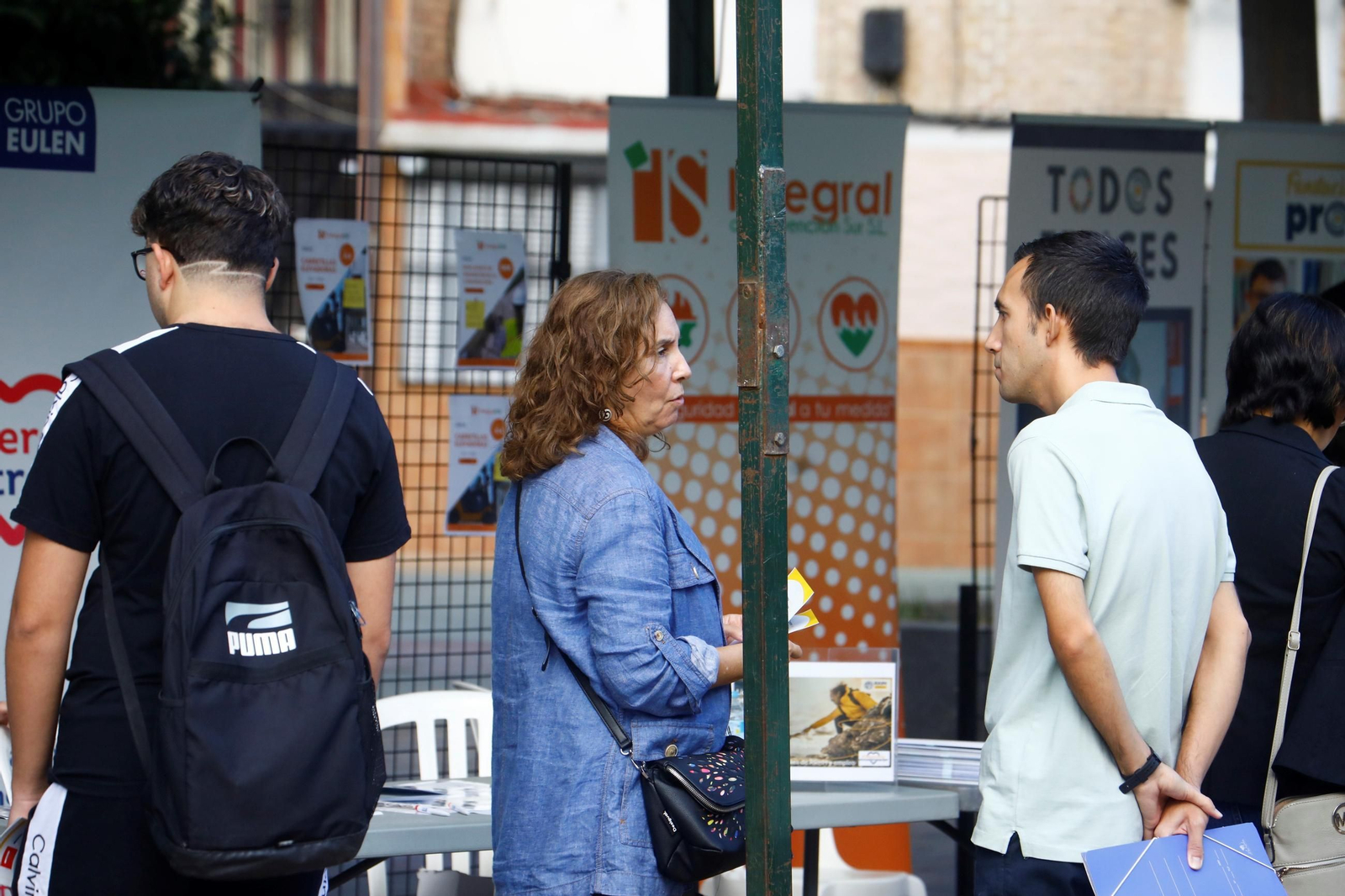 La I Feria de Empleo de Distrito Sur, en imágenes